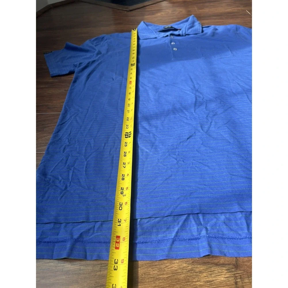 Polo Ralph Lauren Golf Men's SOFT Short Sleeve Button Polo Shirt Size Large Blue